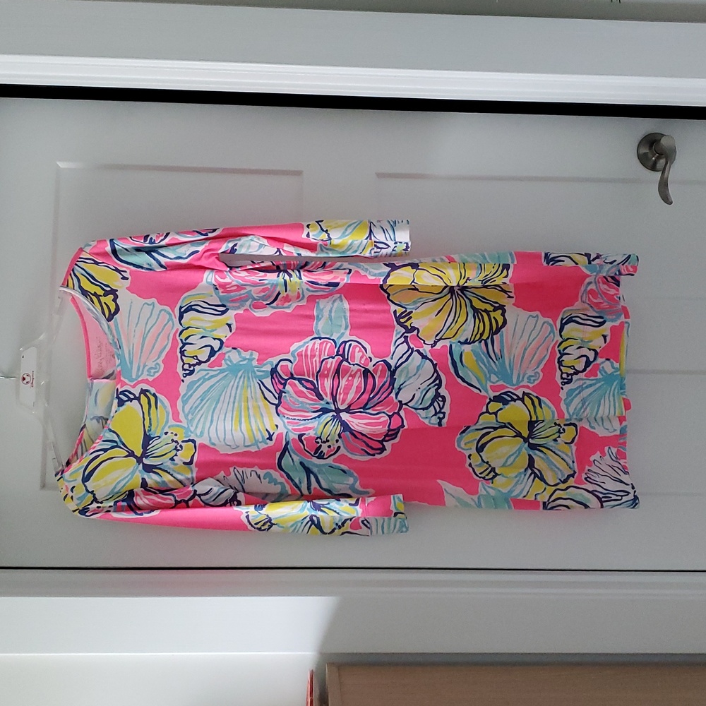 Lilly Pulitzer Marlowe Dress Swept By The Tides M